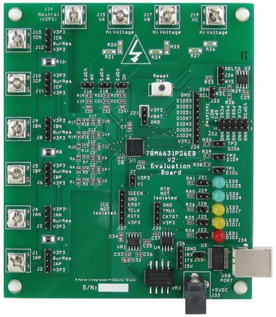 Maxim evaluation board for the 78M6631